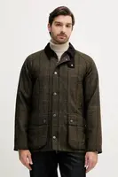 Vlněná bunda Barbour BEDALE hnědá barva, přechodná, MWO0288