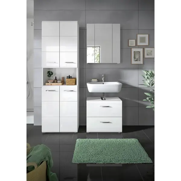 MID.YOU KOUPELNA vysoce lesklá bílá