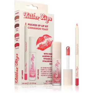 Killer Lips Pucker Up Lip Kit set na pery pre ženy Cinnamon Toast