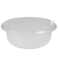 Mísa s výlevkou kulatá přírodní (transparentní) 28x11 3,5 l