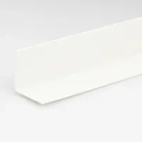 Profil uholníkový PVC bily lesk 10x10x1000