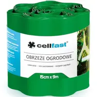Zahradní obrubník zelený 15cmx9m 30-002