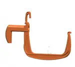 Držiak hrantíka Bergamot plast terakota PS1606860003