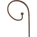 Spirála k rostlinám s koulí patina 15 mm, 90 cm, 07332