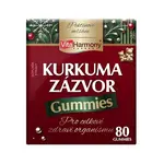 VITAHARMONY Kurkuma & zázvor vánoční balení 80 gummies