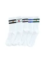 Trendyol Ponožky  béžová / modrá / tmavozelená / čierna