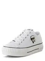 Karl Lagerfeld Nízke tenisky  krémová / čierna / biela