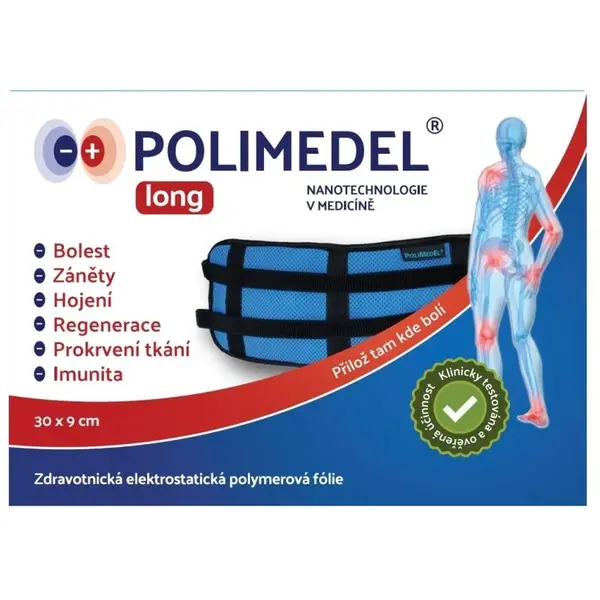 POLIMEDEL Long Léčebná fólie 30×9 cm 1 ks