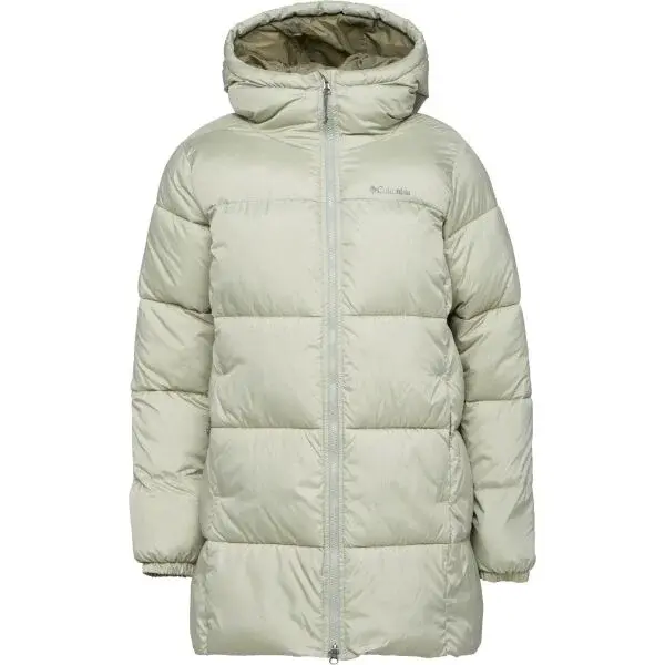 Columbia PUFFECT II MID HOODED JACKET Dámská zimní bunda, světle zelená, velikost