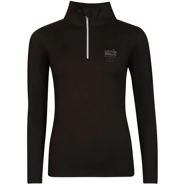 ALPINE PRO NIEMA Dámská outdoorová mikina, černá, velikost