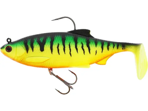 Westin gumová nástraha ricky the roach shadtail r2f firetiger - 14 cm 57 g