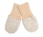 Baby Nellys Pletené  kojenecké rukavičky vel. 56/68 - 1 pár, béžový melírek
