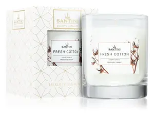 Santini Luxusní svíčka - Fresh Cotton