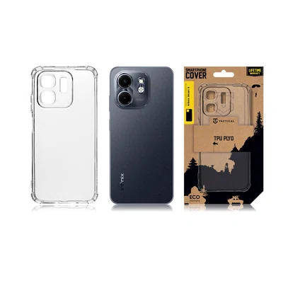 Zadní kryt Tactical TPU Plyo pro Infinix Smart 9, transparentní