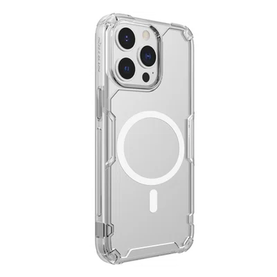 Zadní kryt Nillkin Nature TPU PRO Magnetic pro Apple iPhone 14, transparentní
