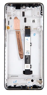 LCD + dotyk + přední kryt pro Poco X3/X3 NFC, shadow grey