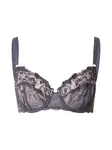 TRIUMPH Podprsenka 'Sensual Spotlight'  tmavošedá / čadičová / svetlosivá