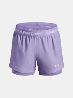 Dívčí kraťasy Under Armour UA Tech Play Up 2n1 Short-PPL - Holky