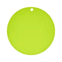 Silikonová podložka kulatá lemon