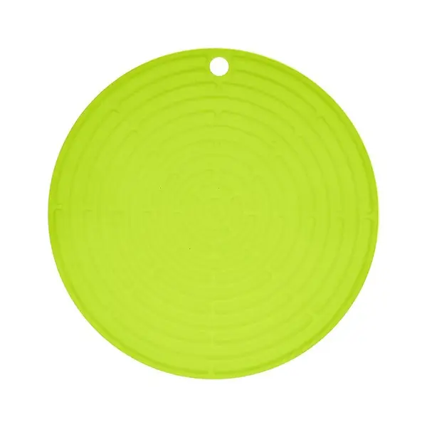 Silikonová podložka kulatá lemon