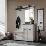 Predsieňový nábytok Hugo II Cc Hg2+P2 Vankúš Kašmír/Čierna