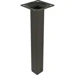 Štvorcová Nábytková Noha 25x25mm vys.20cm Čierna