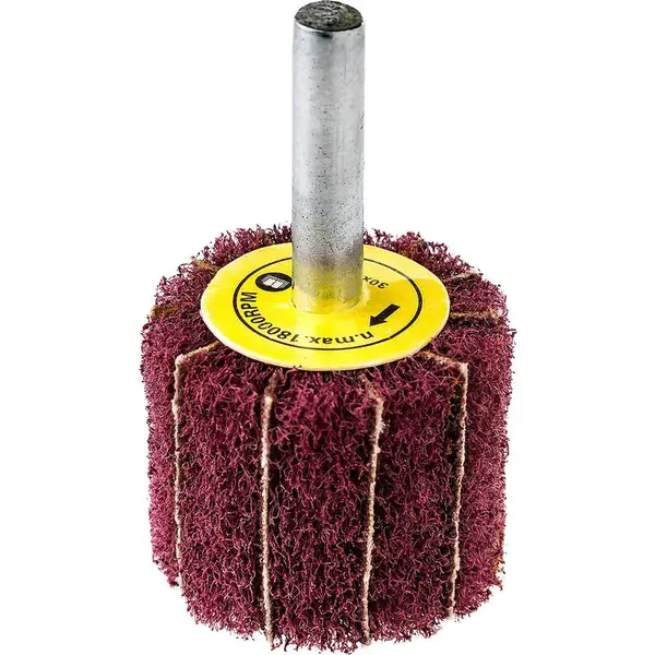 Brúsny stopkový lamelový kotúč, 32x6 mm, P 40, Drel