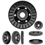 TARPOL Turbo frézovacia rašpľa 125 mm T-43