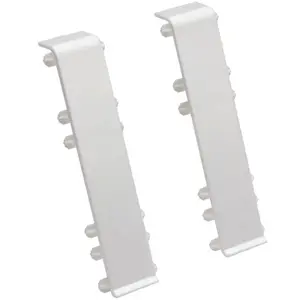 Spojka podlahovej lišty Hi-Line 9003 biela lesk - 2 ks