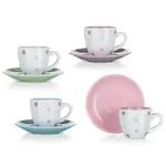 Šálek s podšálkem Punto 80 ml mix barev 60325041