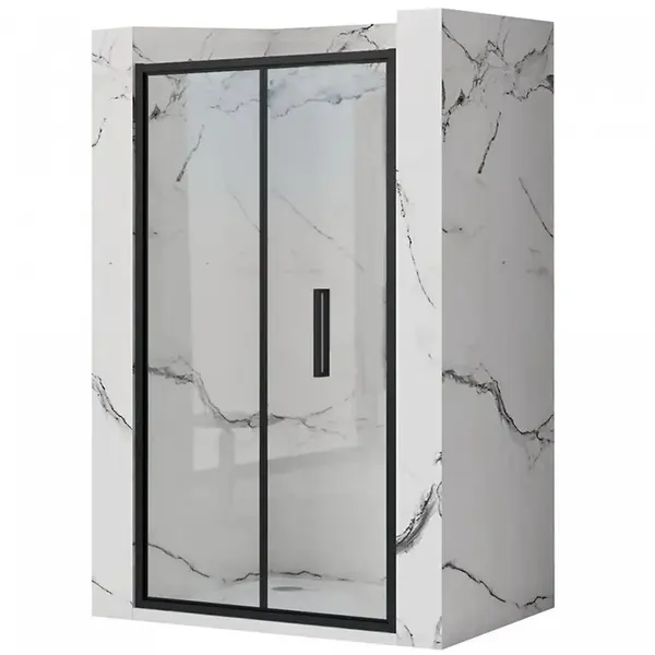 Sprchové dveře Rapid Fold 80x195 black Rea K6418