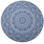 Plastové prostírání 38x0.3x38 cm modrý,bílý