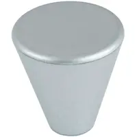 Nábytková knopka o 23 mm plast stříbrná