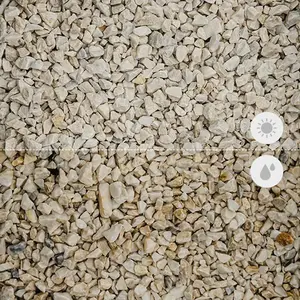 Kamenná drť - bílá (matná),  8-12 mm, 25 kg