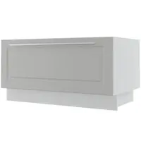 Kuchynská skrinka Emporium D1K/90 light grey stone/biela