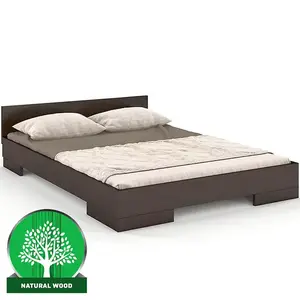 Posteľ drevené  buk Skandica Spectrum Nízka 180x200 Palisander