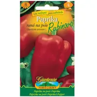 Paprika zeleninová skorá na pole Rubinova