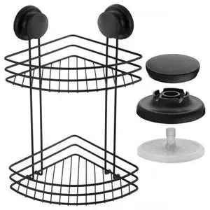 Košík rohový dvojitý čierna CH.GAVI-KN2-BLK