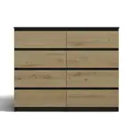 Komoda 120 cm 8S M8 Malwa antracit/artisan