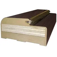 Pevná zárubňa pre interiérové vchodové  dvere 80P tmavý colum 363