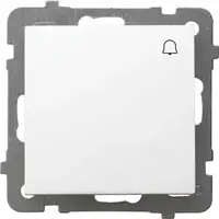 Vypínač biely ŁP-6G/m