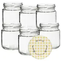 Zaváracie poháre s viečkom 130 ml 6 ks