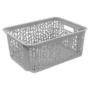 Košík Bamboo sivý