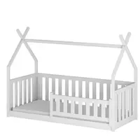 Posteľ Domček Bodzio 80x160 white