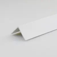 Profil uholníkový PVC bily lesk 30x30x1000