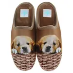 Dámské domácí pantofle Medi Line 140-025 hnědá 41