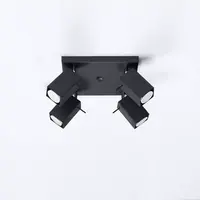 Stropné bodové svietidlo  Merida 4  A-0102 čierna