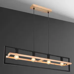 Luster 15575-4H drevo LW4