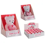 Sviečka Teddy Bear medvedík zdobená 63 g mom 20 ks