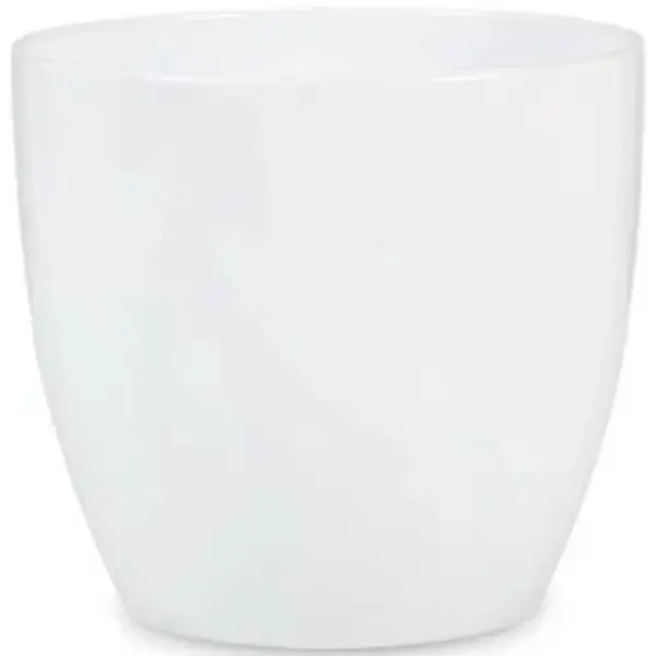 Keramický obal na kvetináč Scheurich 920, ø14cm, biela